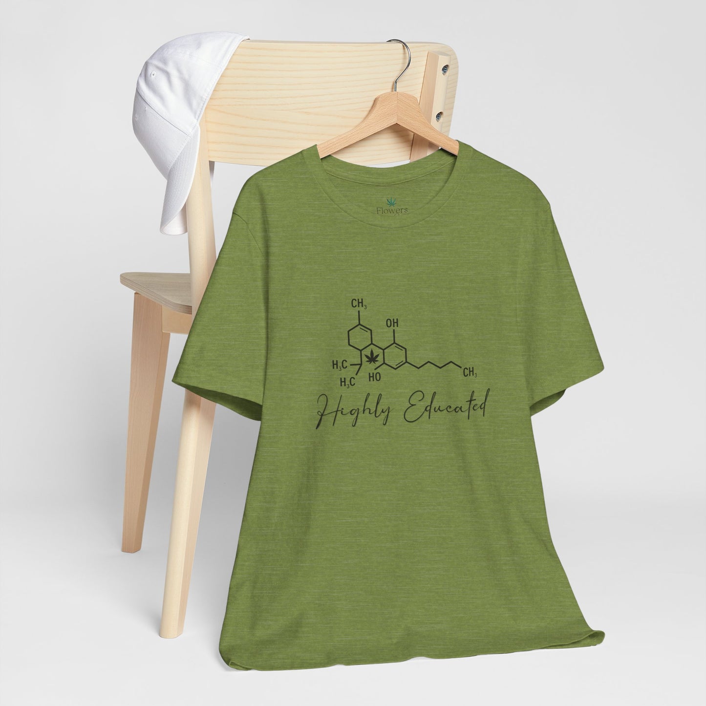 Stoner Pun Tee, Cannabis Chemistry Shirt, Highly Educated Tshirt, Funny Weed Top, Unisex Stoner Gift, 420 Apparel