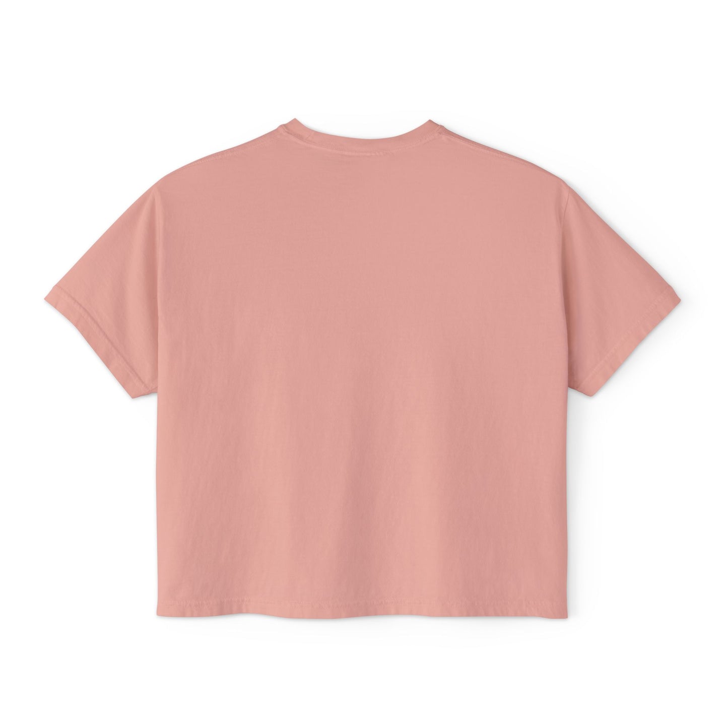 Beachy Women's Boxy Tee, Crop Tshirt, Beach Theme Shirt, Summer Vibes Top, Vacation Apparel