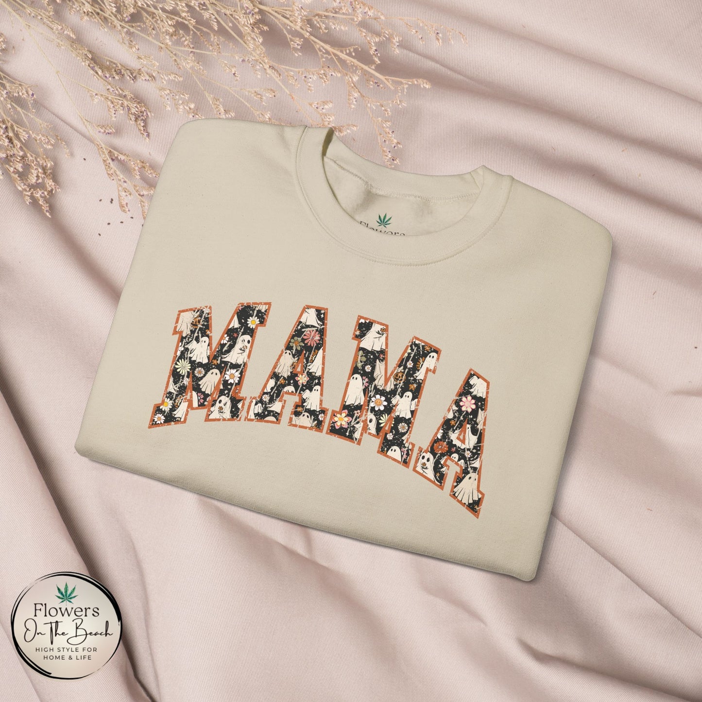Halloween Mama Letters Sweatshirt