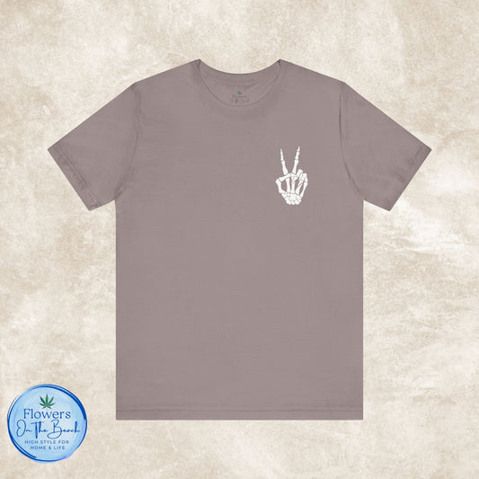 Stoned to the Bone Stoner T-Shirt, Weed Smokers Tee, 420 Holiday Shirt, Unisex Jersey Short Sleeve Tee, Casual Stoner Apparel, Rasta Apparel