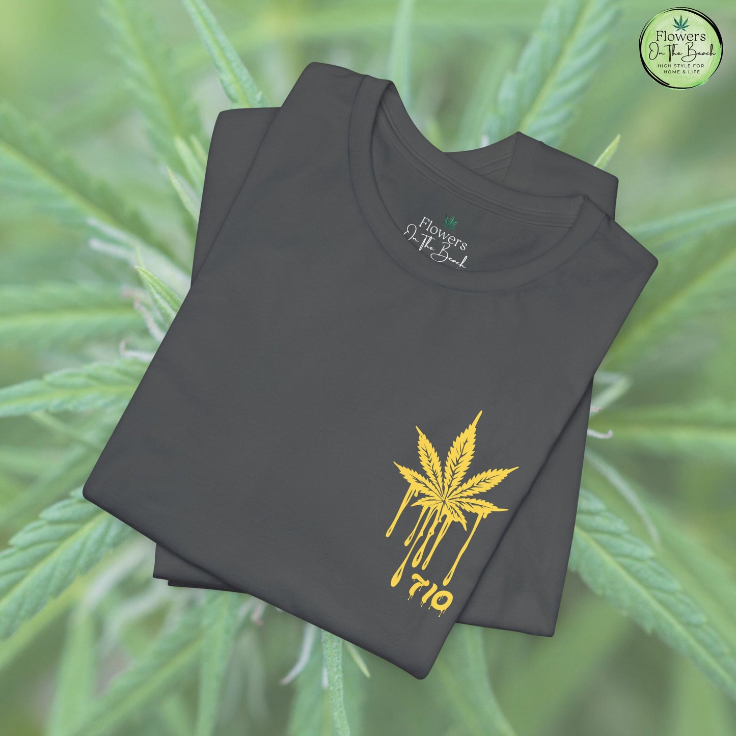 Dab On T-Shirt, Stoner Shirt, 710 Wax Holiday Tee, Unisex Jersey Top, Keep Calm Shirt, Drippy Stoner Shirt