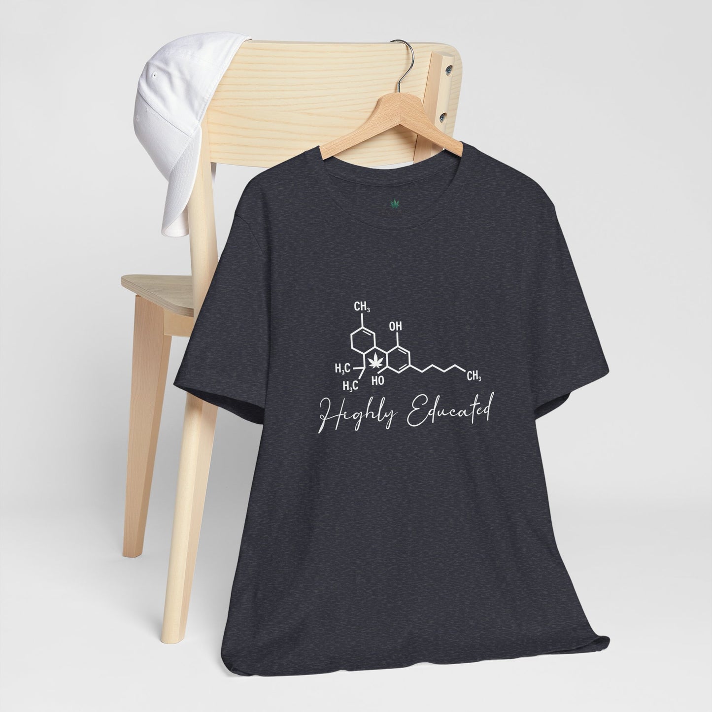 Stoner Pun Tee, Cannabis Chemistry Shirt, Highly Educated Tshirt, Funny Weed Top, Unisex Stoner Gift, 420 Apparel