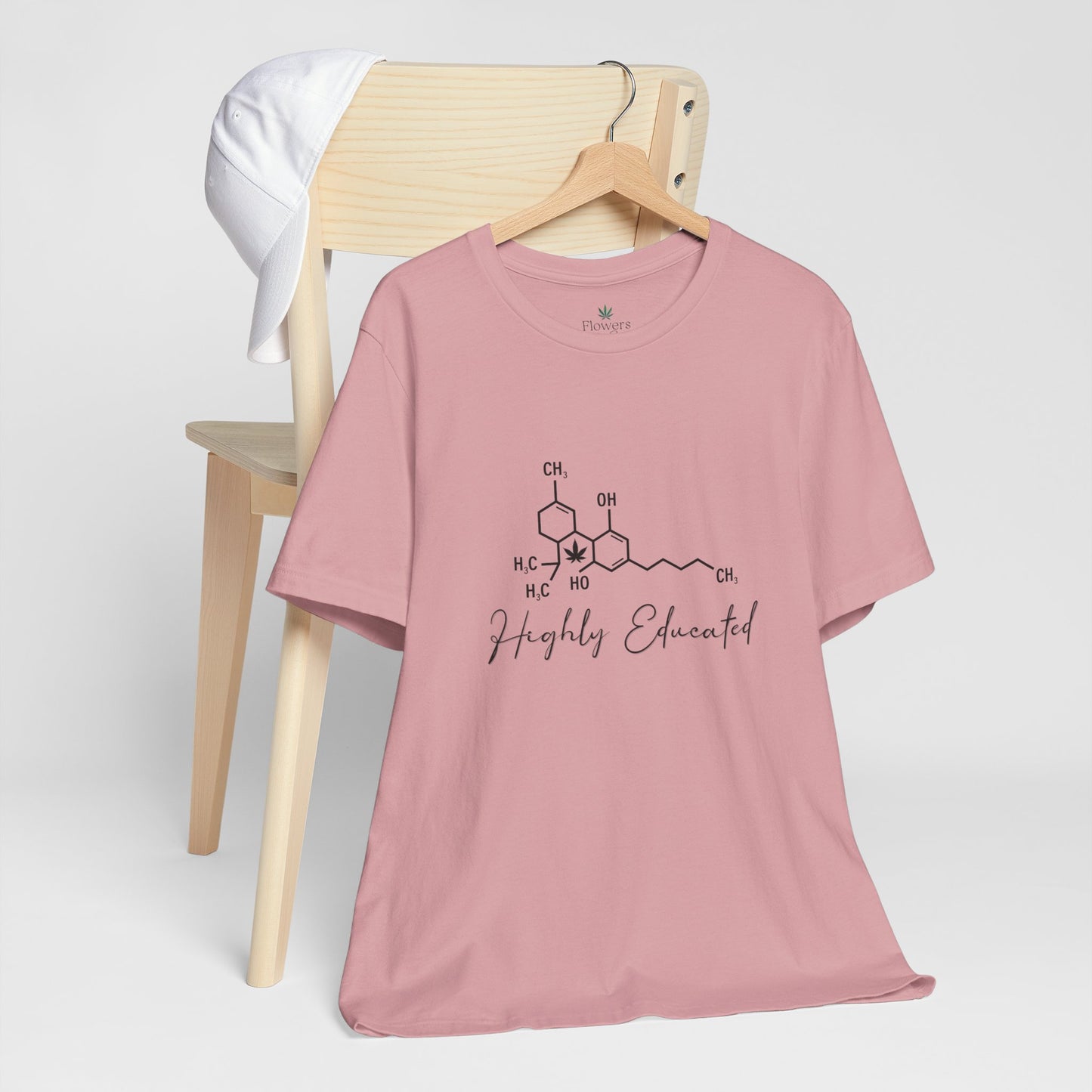 Stoner Pun Tee, Cannabis Chemistry Shirt, Highly Educated Tshirt, Funny Weed Top, Unisex Stoner Gift, 420 Apparel
