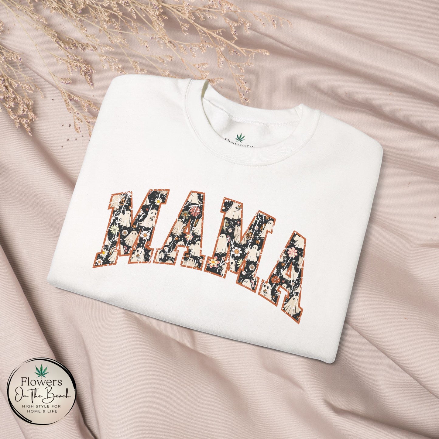 Halloween Mama Letters Sweatshirt