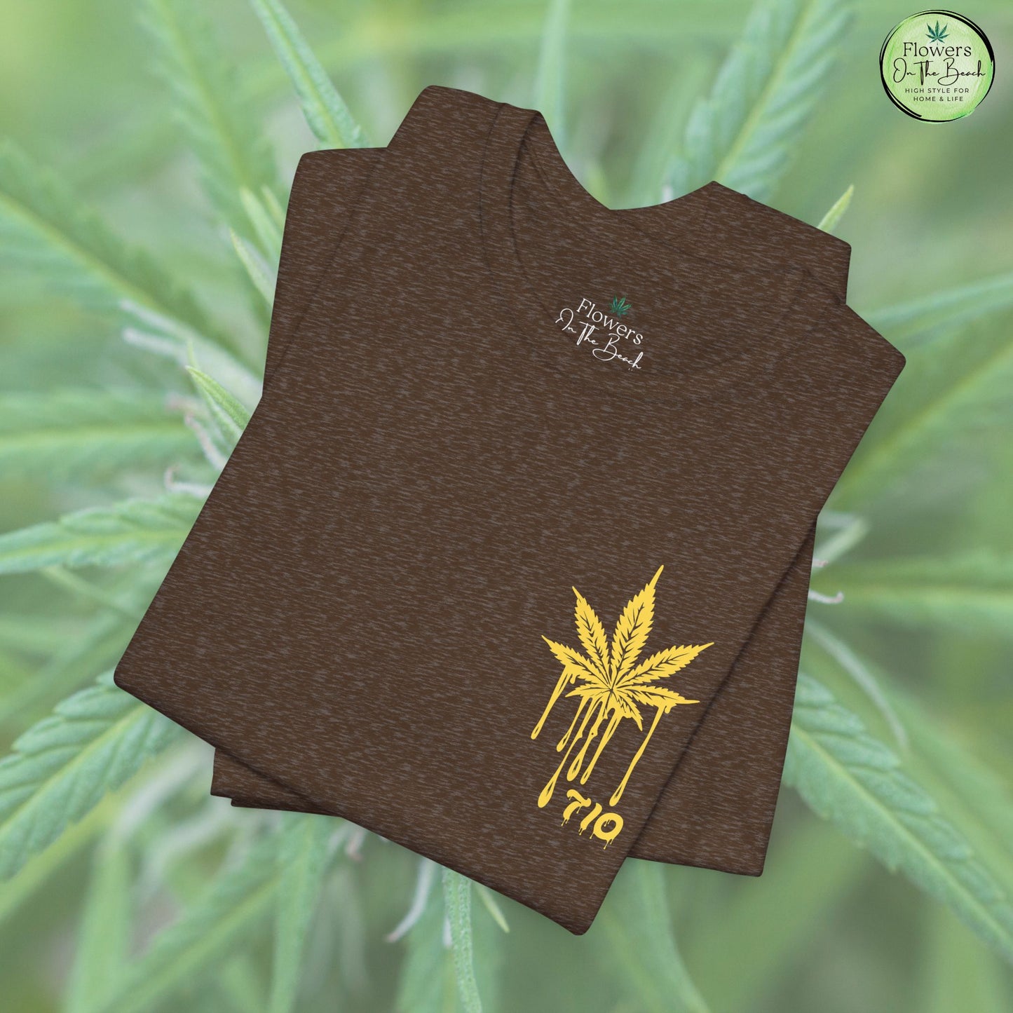 Dab On T-Shirt, Stoner Shirt, 710 Wax Holiday Tee, Unisex Jersey Top, Keep Calm Shirt, Drippy Stoner Shirt
