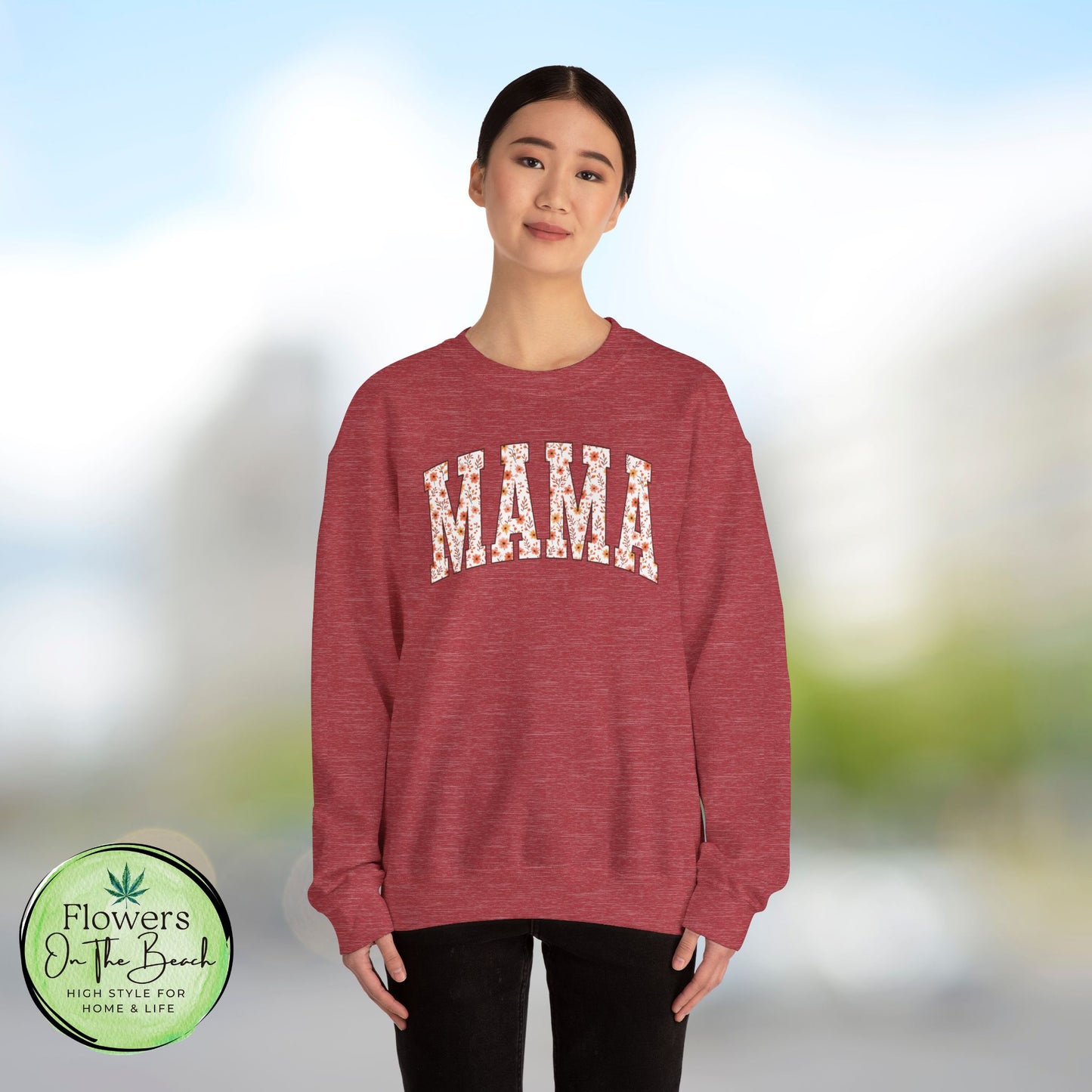 Fall Vibes Mama Letters Sweatshirt, Fall Mom Sweatshirt, Gift for Mom, August Mama, Mama Varsity Fall, Mama Sweatshirt