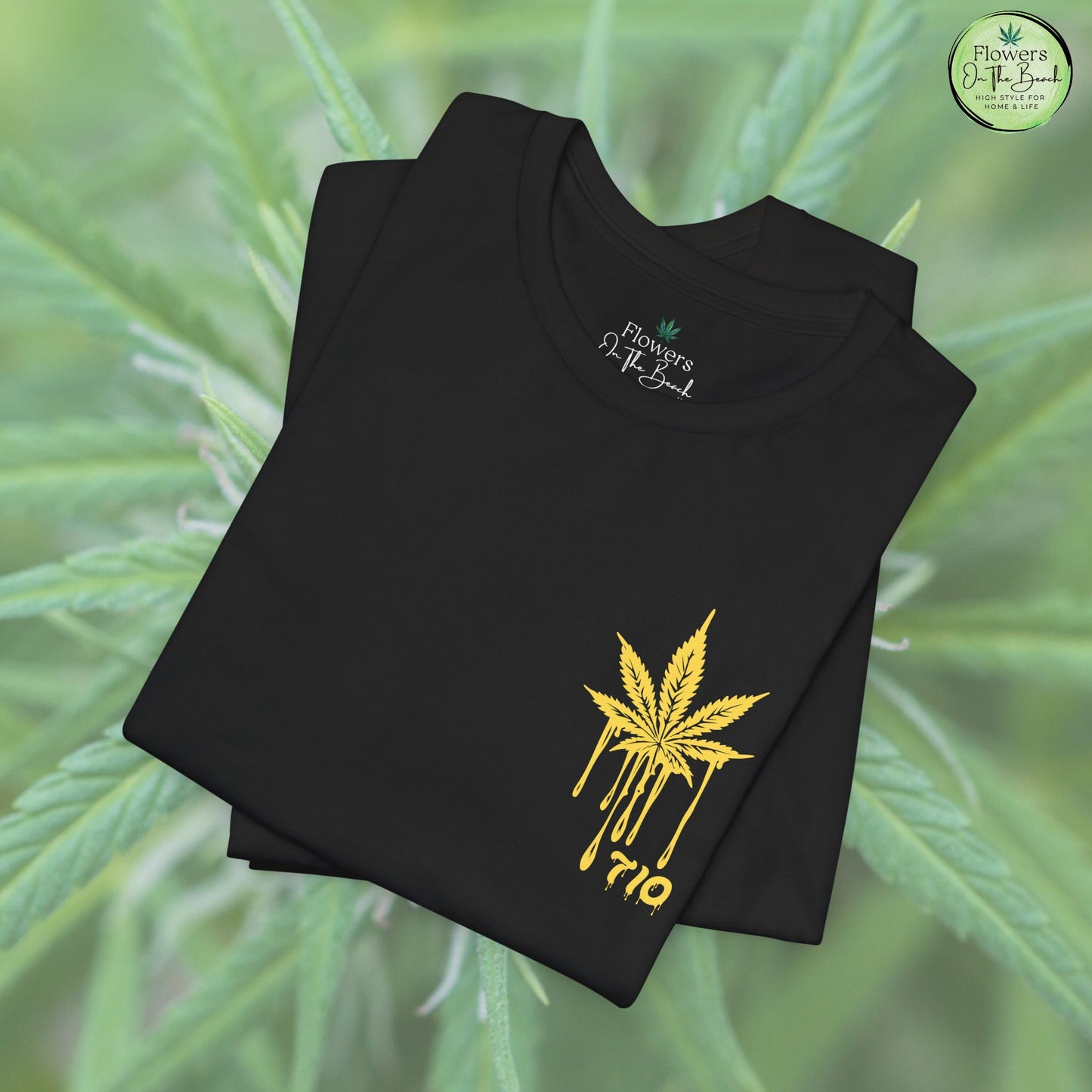 Dab On T-Shirt, Stoner Shirt, 710 Wax Holiday Tee, Unisex Jersey Top, Keep Calm Shirt, Drippy Stoner Shirt