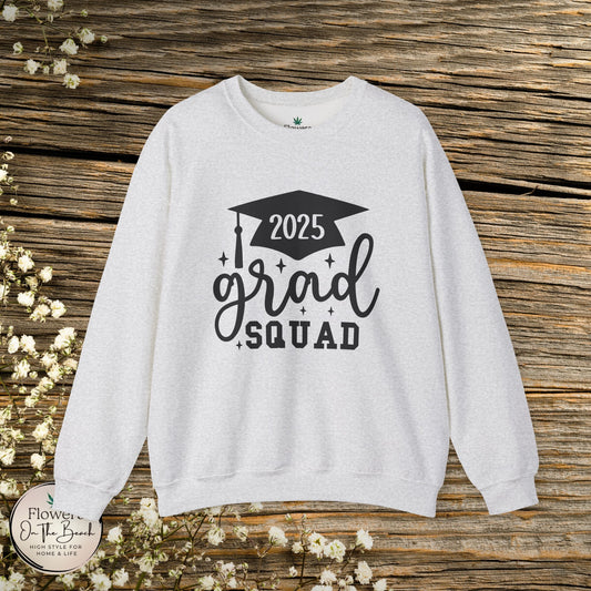 2025 Grad Squad Sweatshirt, College Graduation Gift, Class of 2025 Jumper, High School Grad Top, Future Graduate, Graduation Apparel