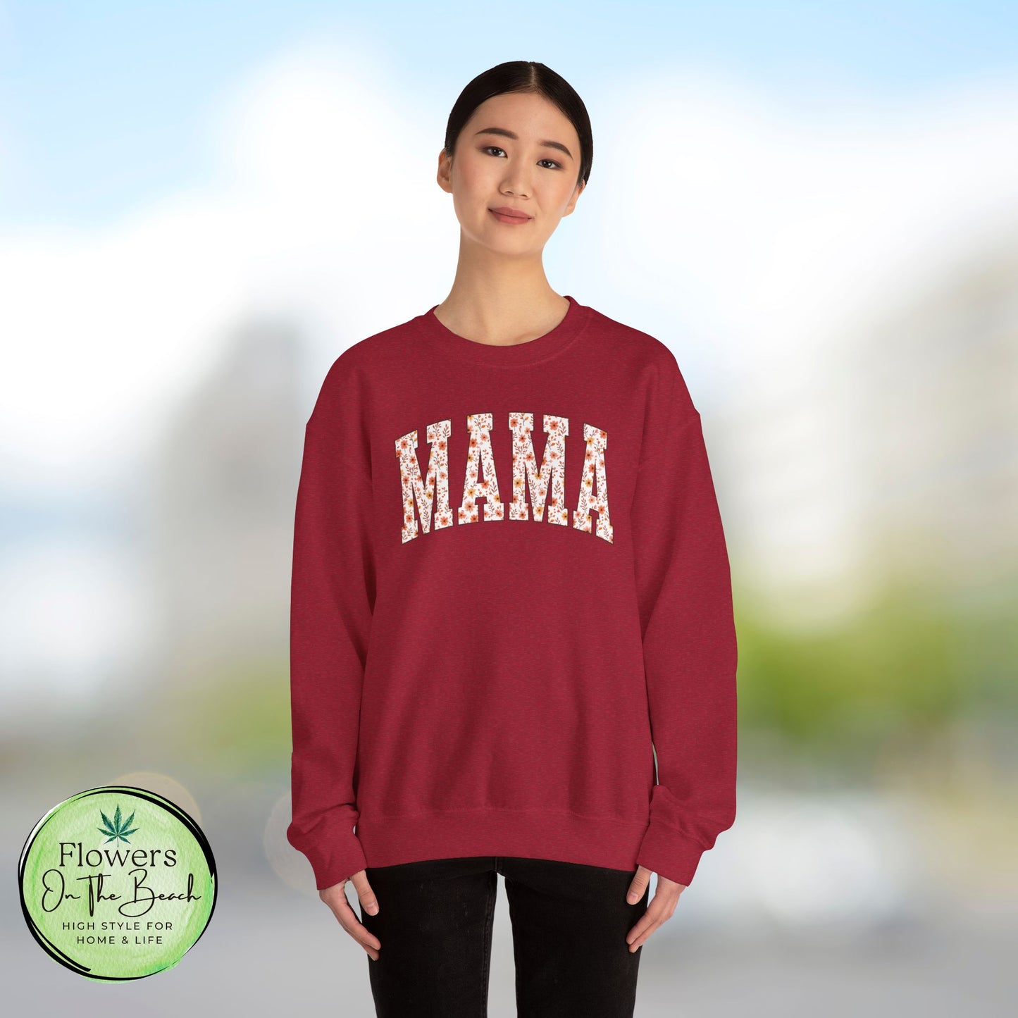 Fall Vibes Mama Letters Sweatshirt, Fall Mom Sweatshirt, Gift for Mom, August Mama, Mama Varsity Fall, Mama Sweatshirt