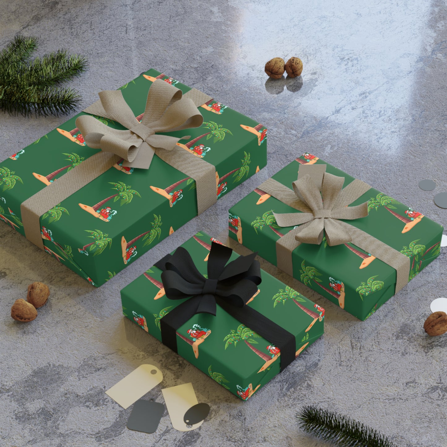 Christmas Santa Joint Wrapping Paper, Cannabis Wrapping Paper, Holiday Weed Wrapping Paper, Xmas Stoner Wrap Paper,