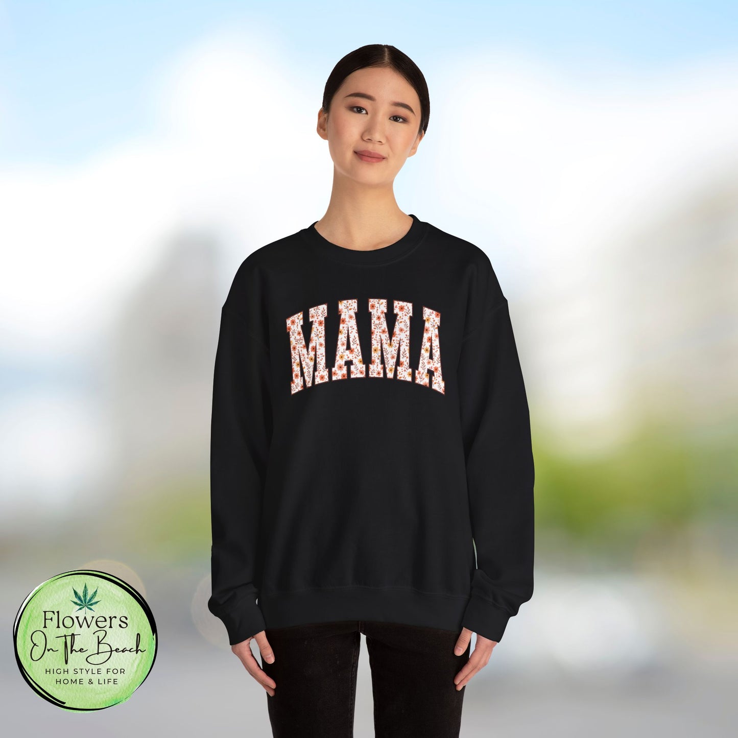 Fall Vibes Mama Letters Sweatshirt, Fall Mom Sweatshirt, Gift for Mom, August Mama, Mama Varsity Fall, Mama Sweatshirt