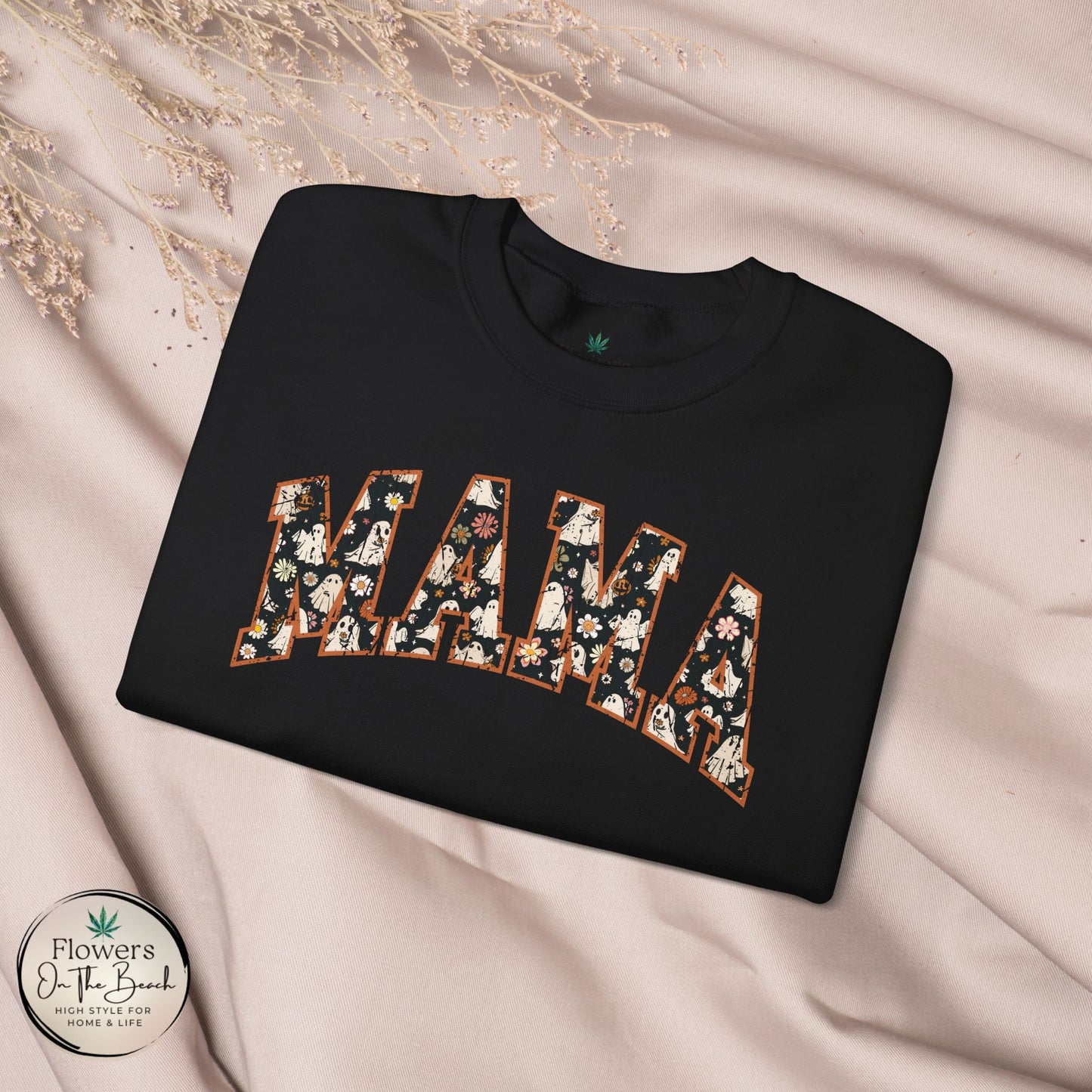 Halloween Mama Letters Sweatshirt
