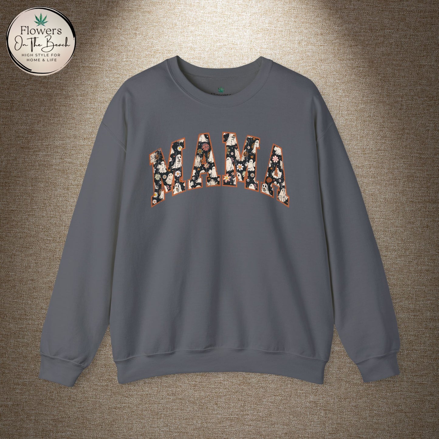 Halloween Mama Letters Sweatshirt