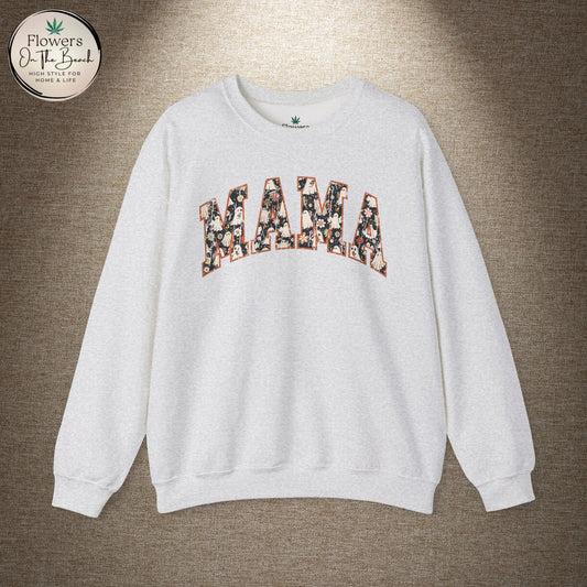 Halloween Mama Letters Sweatshirt