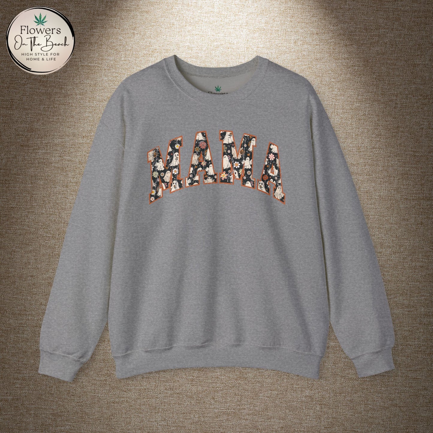 Halloween Mama Letters Sweatshirt