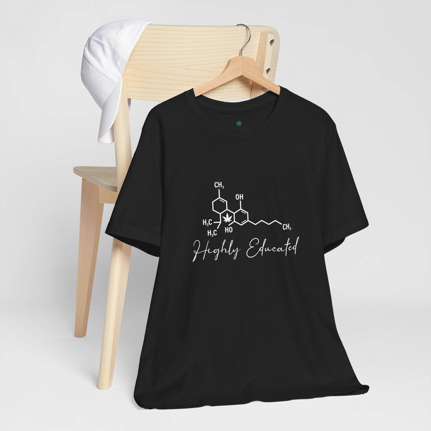 Stoner Pun Tee, Cannabis Chemistry Shirt, Highly Educated Tshirt, Funny Weed Top, Unisex Stoner Gift, 420 Apparel