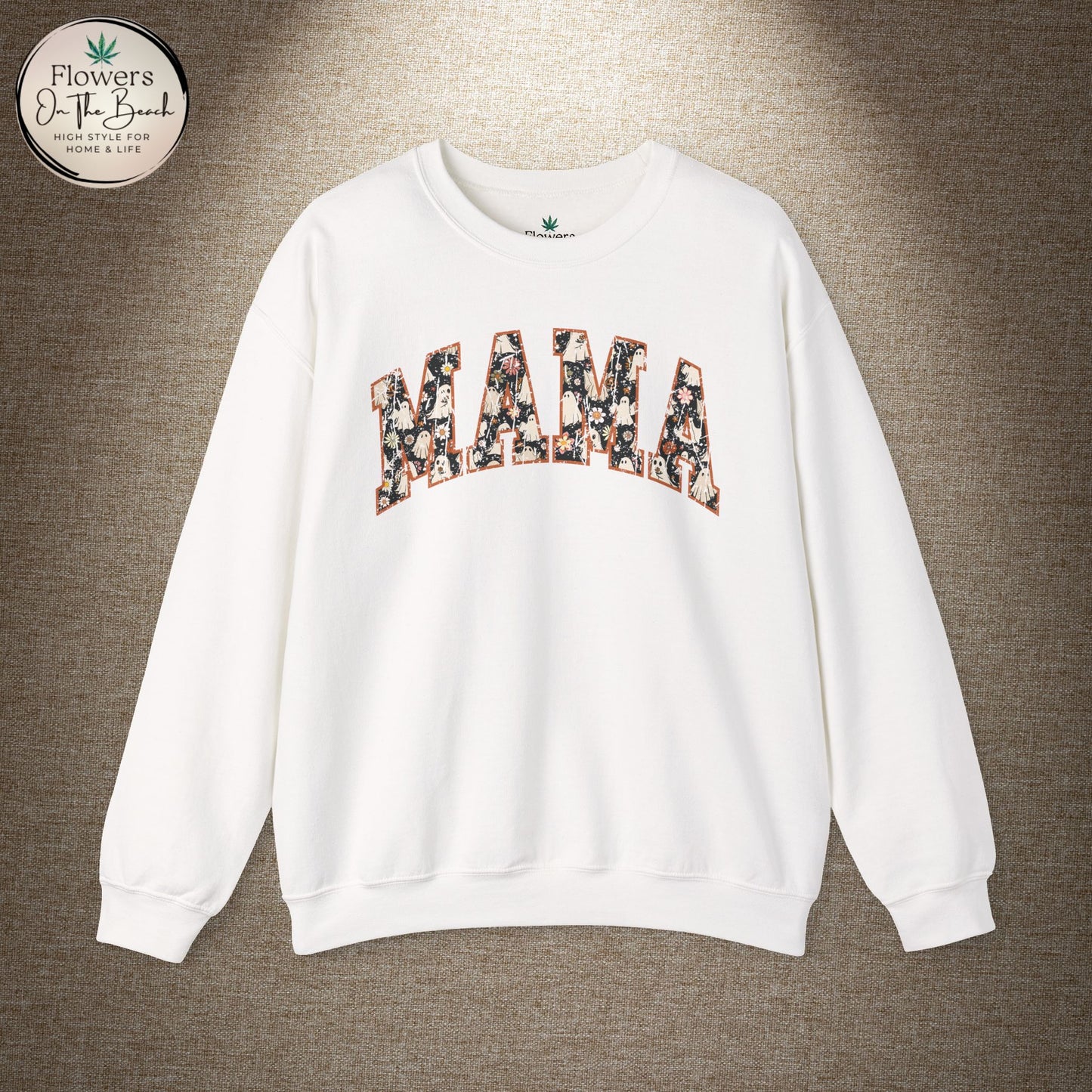 Halloween Mama Letters Sweatshirt