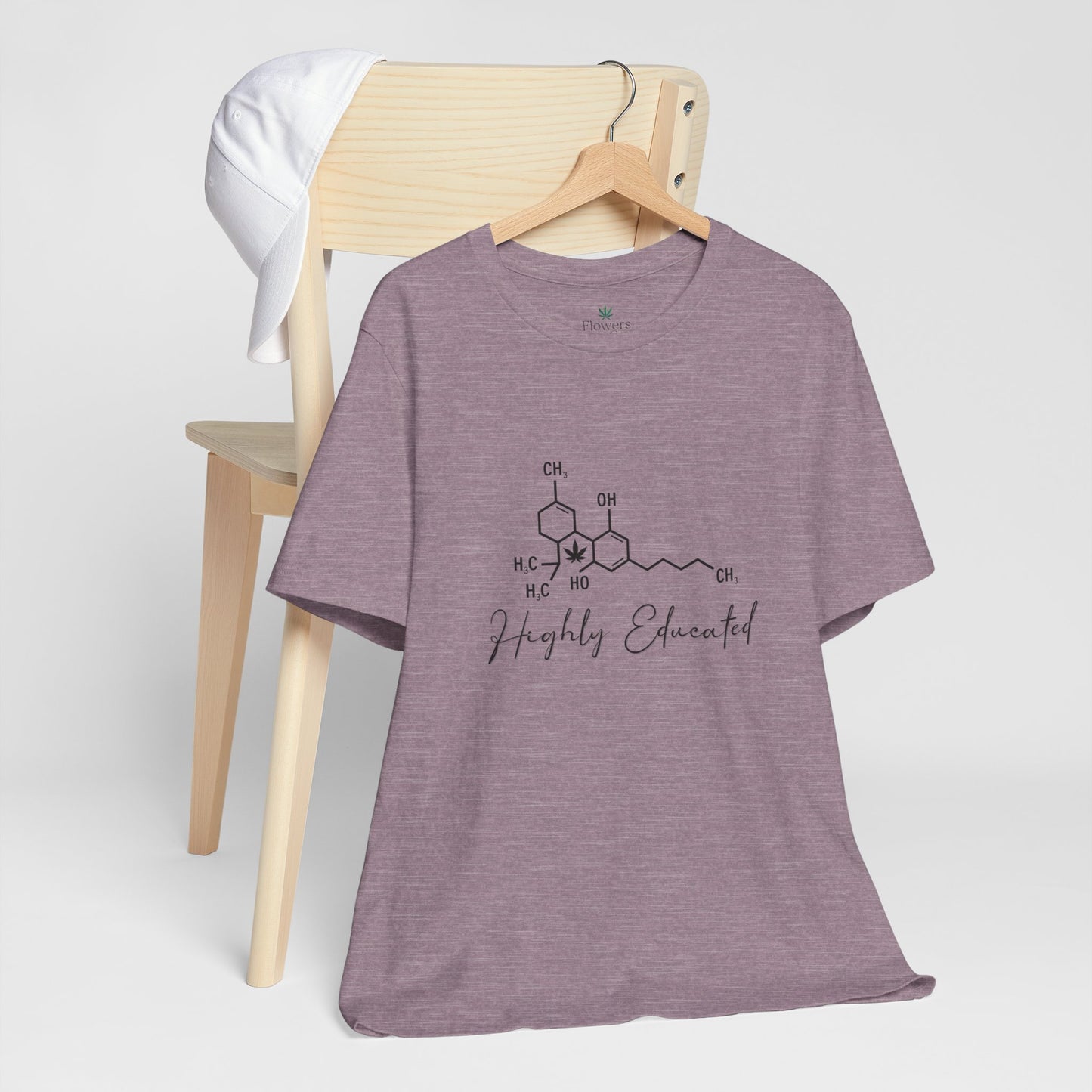 Stoner Pun Tee, Cannabis Chemistry Shirt, Highly Educated Tshirt, Funny Weed Top, Unisex Stoner Gift, 420 Apparel