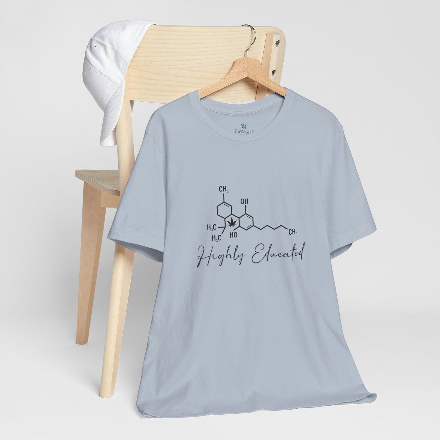 Stoner Pun Tee, Cannabis Chemistry Shirt, Highly Educated Tshirt, Funny Weed Top, Unisex Stoner Gift, 420 Apparel