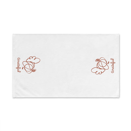 Grateful Thanksgiving Hand Towel, Friendsgiving Bathroom Decor, Fall Kitchen Towel, Hostess Gift, Autumn Dish Towel, Housewarming Present