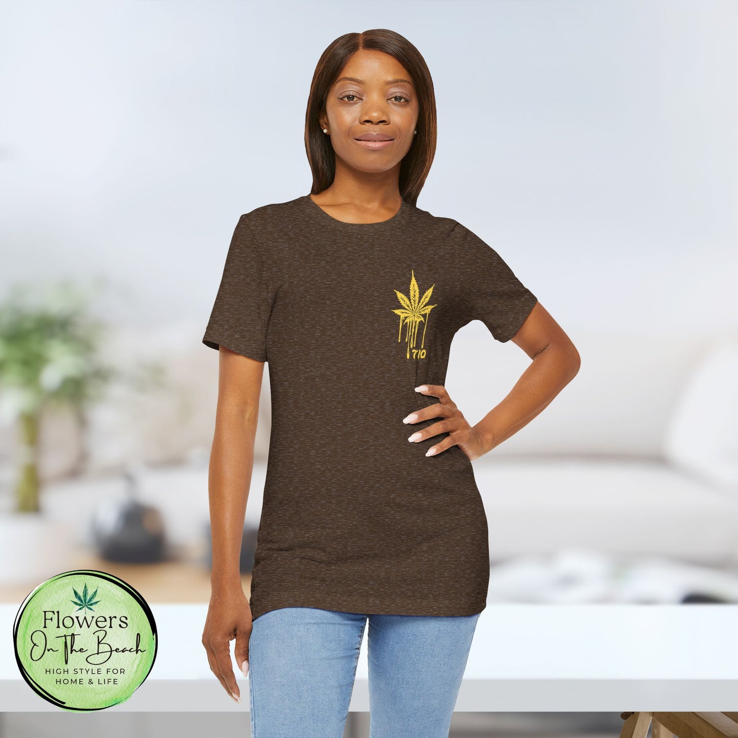 Dab On T-Shirt, Stoner Shirt, 710 Wax Holiday Tee, Unisex Jersey Top, Keep Calm Shirt, Drippy Stoner Shirt