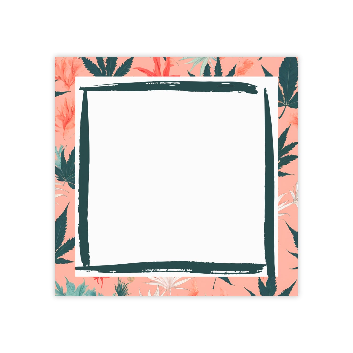 Stylish Cannabis-Inspired Post-its, Classy & Chill Sticky Notes for Anywhere, Marijuana Design, Stoner Stocking Stuffers