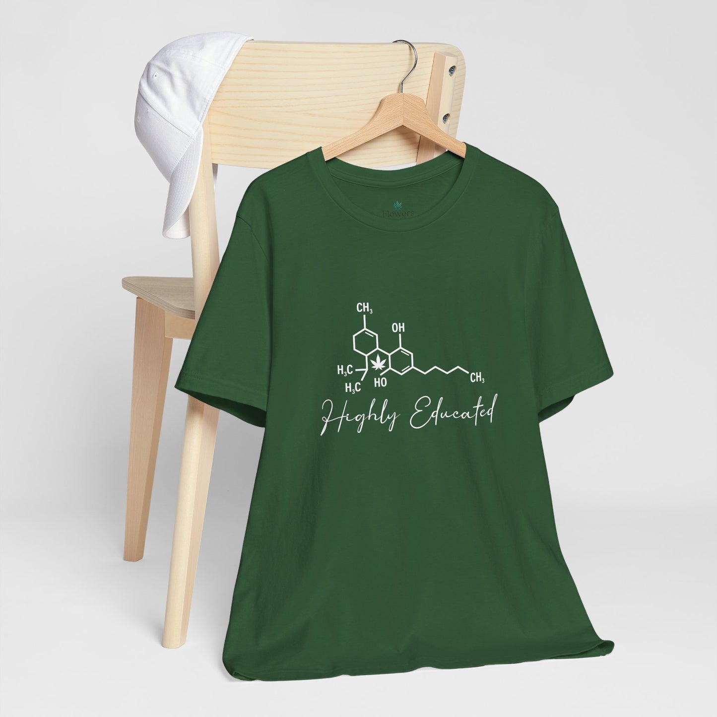 Stoner Pun Tee, Cannabis Chemistry Shirt, Highly Educated Tshirt, Funny Weed Top, Unisex Stoner Gift, 420 Apparel