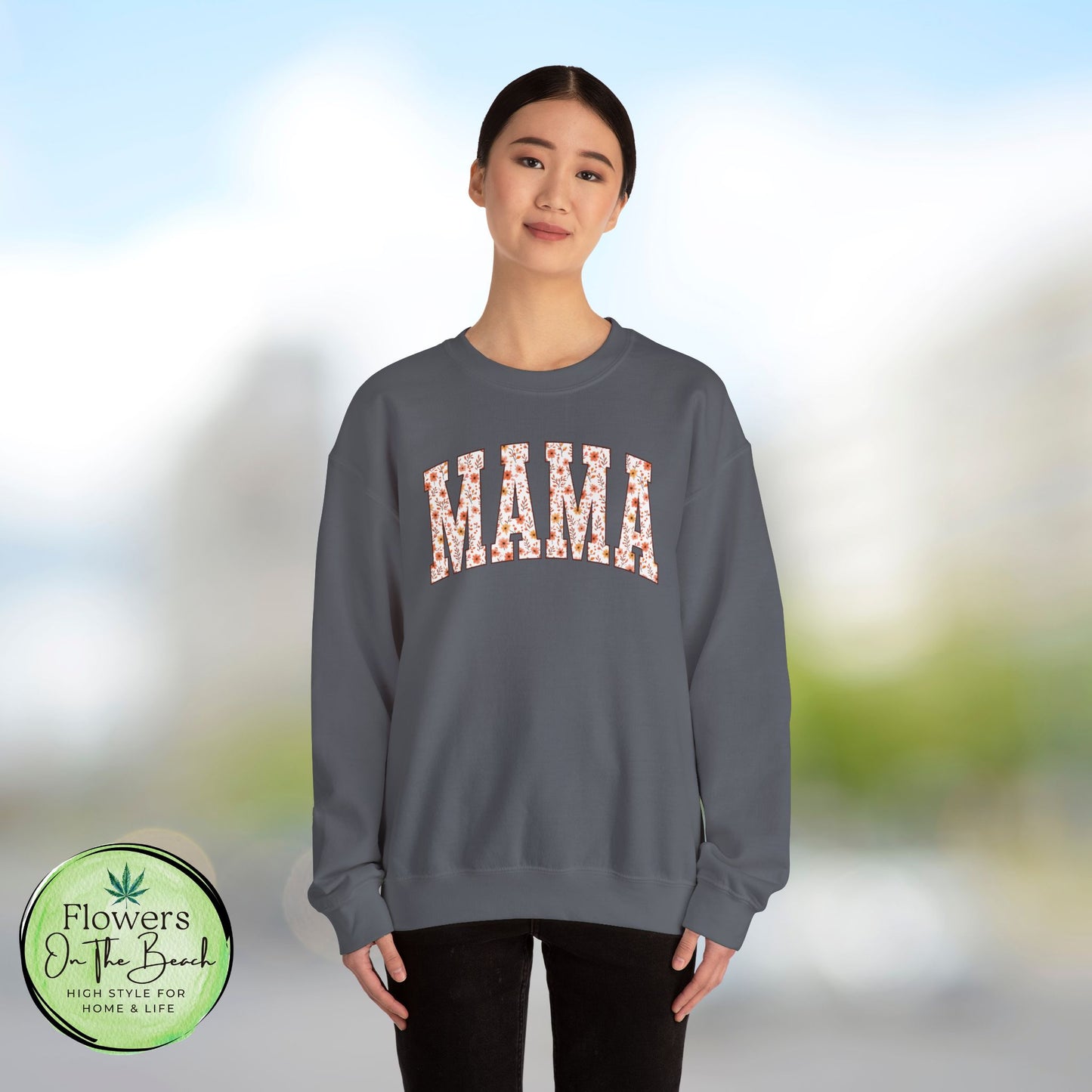 Fall Vibes Mama Letters Sweatshirt, Fall Mom Sweatshirt, Gift for Mom, August Mama, Mama Varsity Fall, Mama Sweatshirt