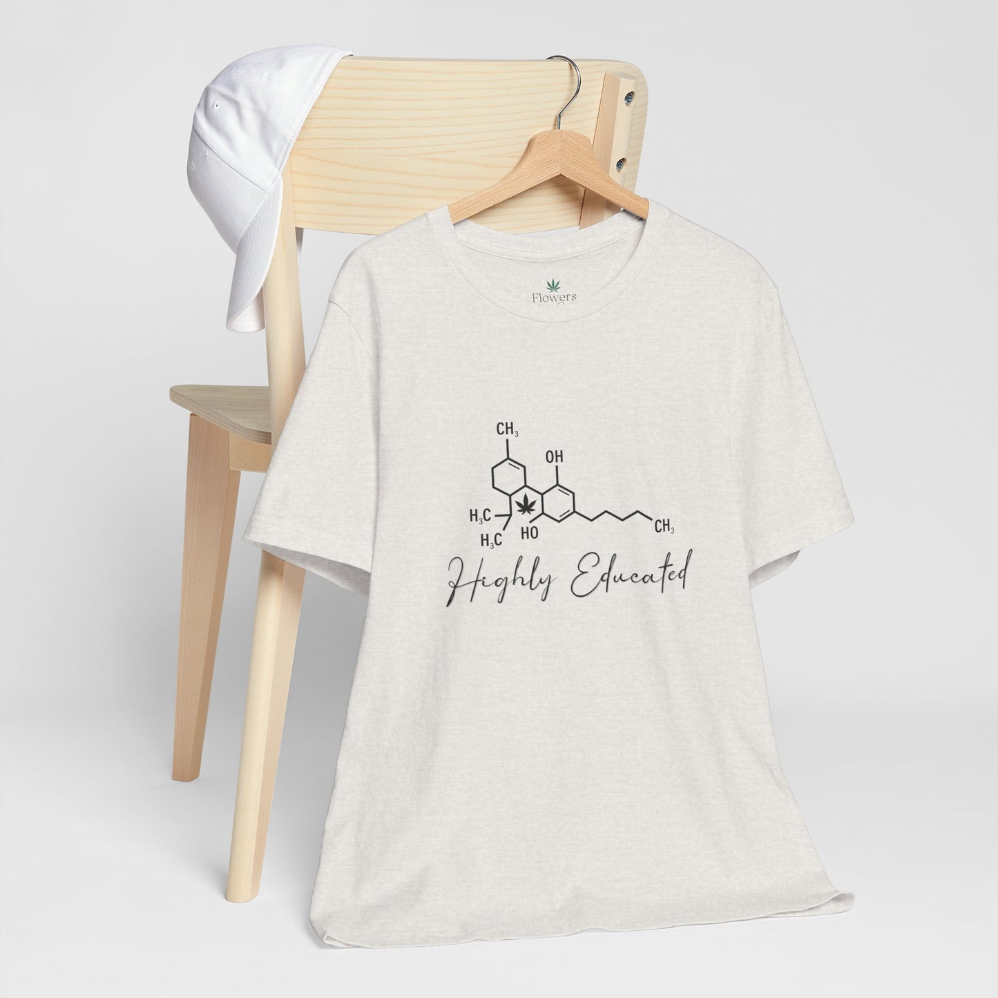 Stoner Pun Tee, Cannabis Chemistry Shirt, Highly Educated Tshirt, Funny Weed Top, Unisex Stoner Gift, 420 Apparel