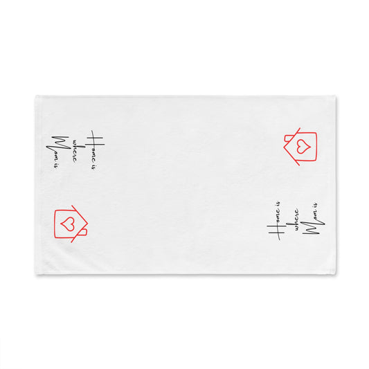 Mom's Love Hand Towel - Perfect Mother's Day Gift, Kitchen Decor, Housewarming Present, Bathroom Accent, Holiday Towel