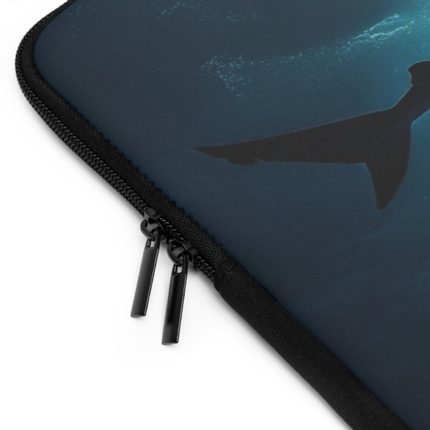 Shark Laptop Sleeve, Whitetip Shark, Shark Lover Gift, Ocean Animal Tech Case, Marine Life Computer Cover