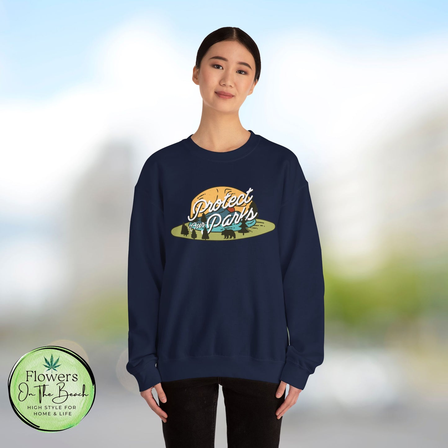 Protect Our Parks Crewneck Sweatshirt, National Parks Sweatshirt, Wanderlust Sweatshirt, Travel Apparel, Protect Our National Parks