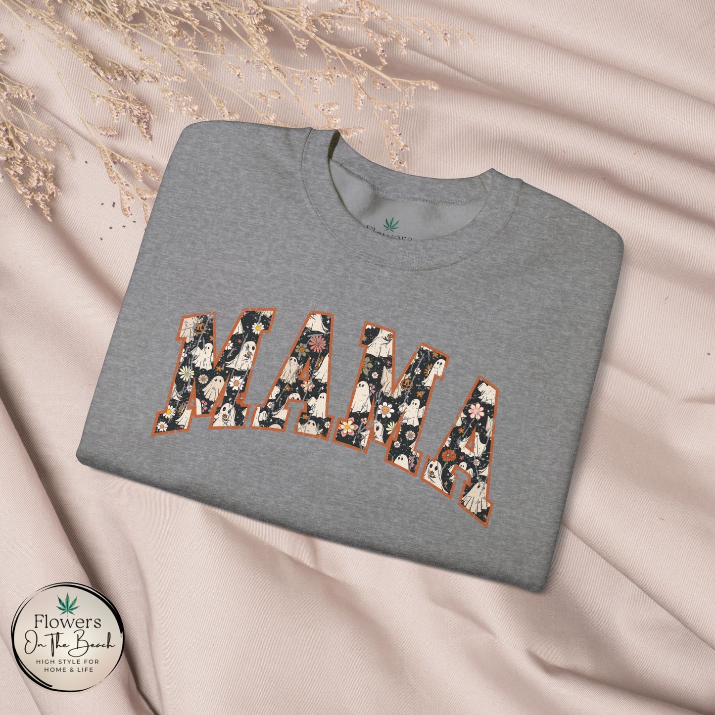 Halloween Mama Letters Sweatshirt