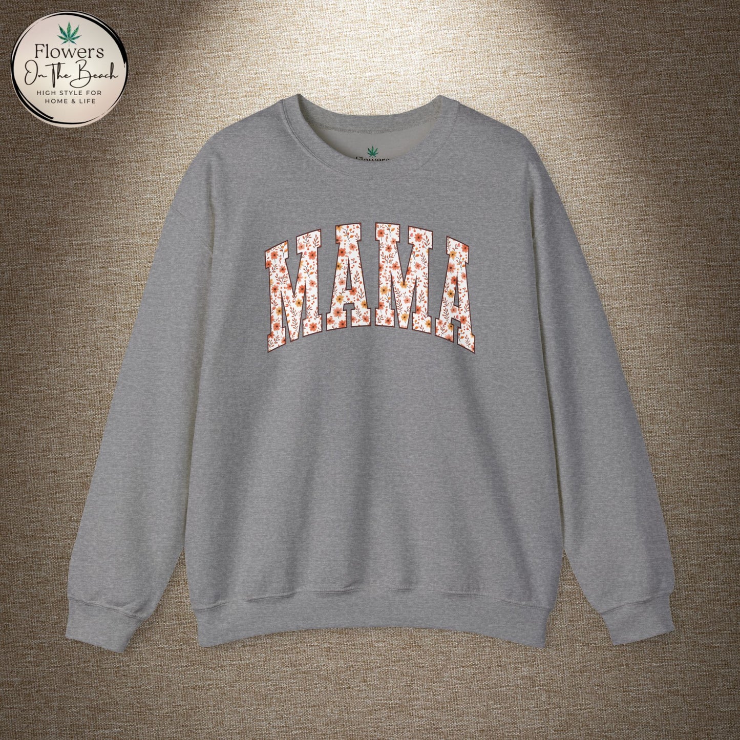 Fall Vibes Mama Letters Sweatshirt, Fall Mom Sweatshirt, Gift for Mom, August Mama, Mama Varsity Fall, Mama Sweatshirt