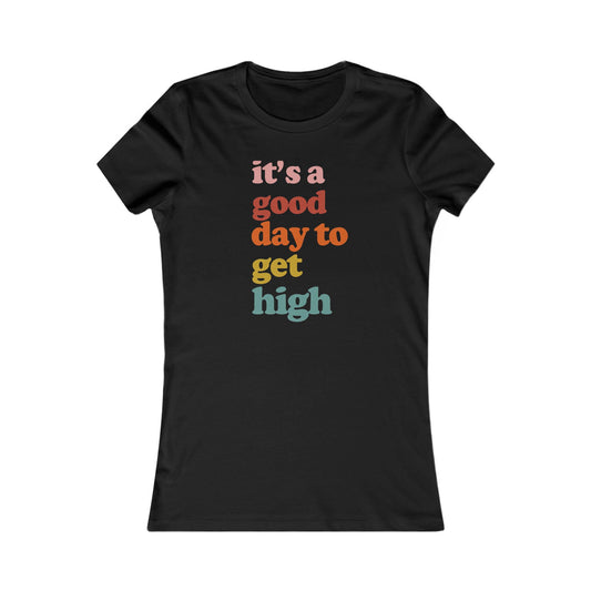 Cannabis-themed Women's Tee, Stoner Girl Tee Gift, Female Stoner gift, 420 T-shirt Gift