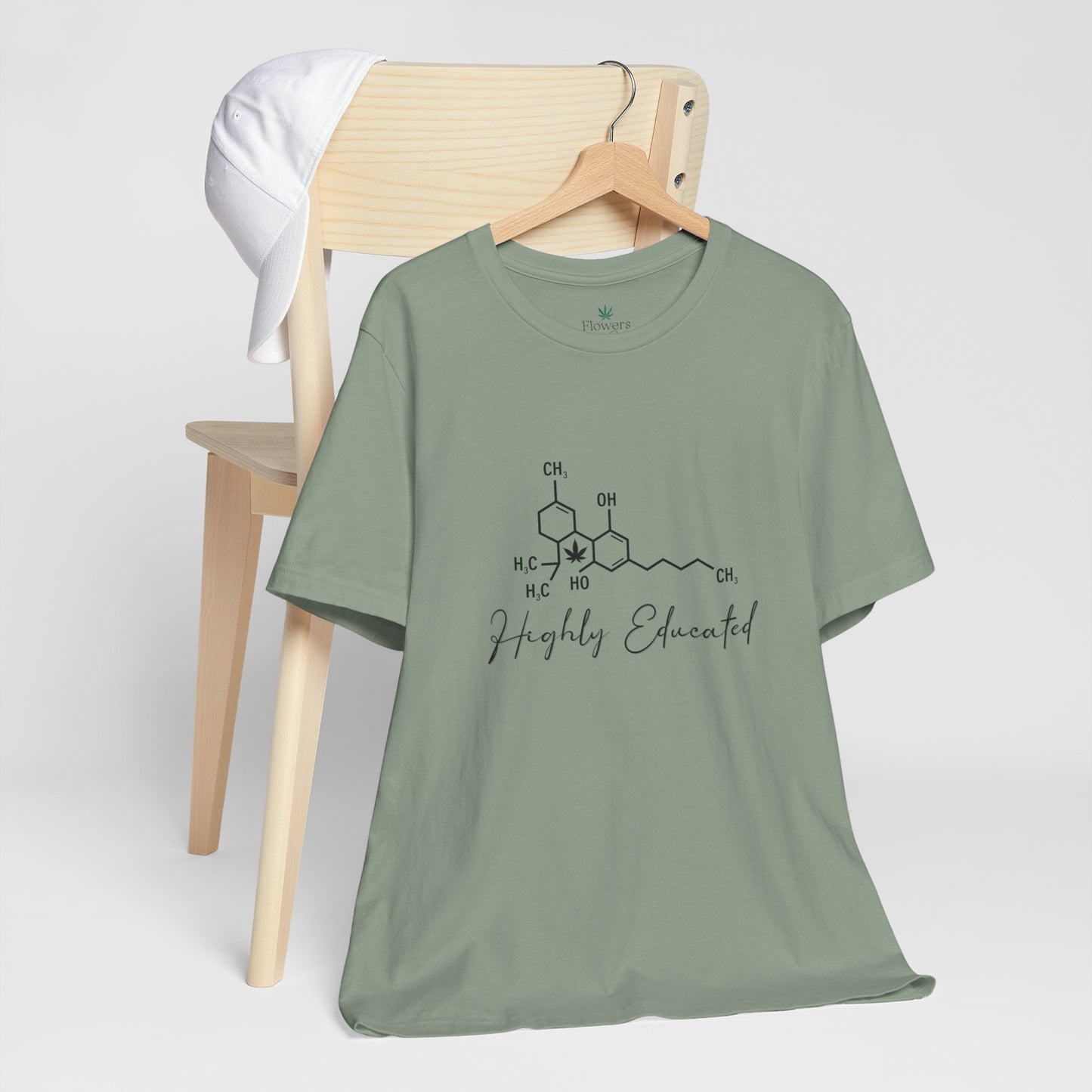 Stoner Pun Tee, Cannabis Chemistry Shirt, Highly Educated Tshirt, Funny Weed Top, Unisex Stoner Gift, 420 Apparel