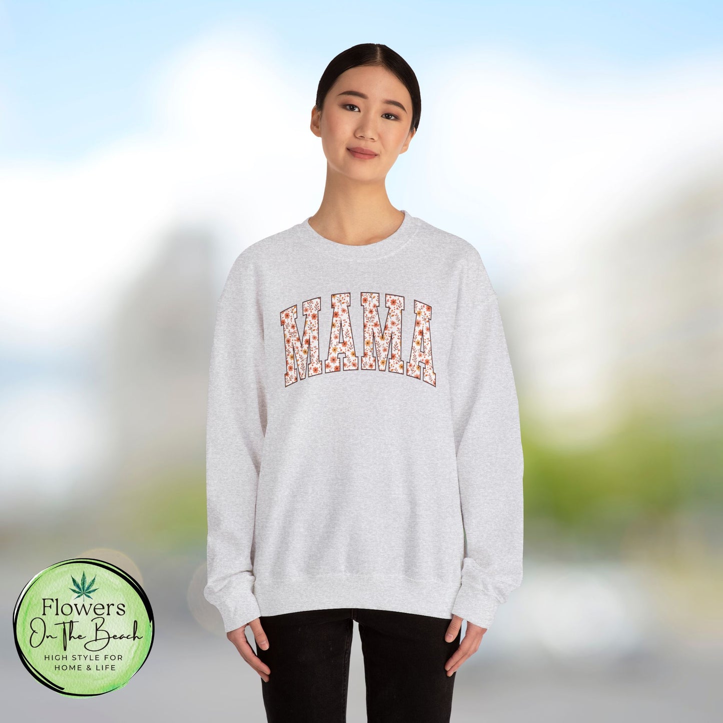 Fall Vibes Mama Letters Sweatshirt, Fall Mom Sweatshirt, Gift for Mom, August Mama, Mama Varsity Fall, Mama Sweatshirt