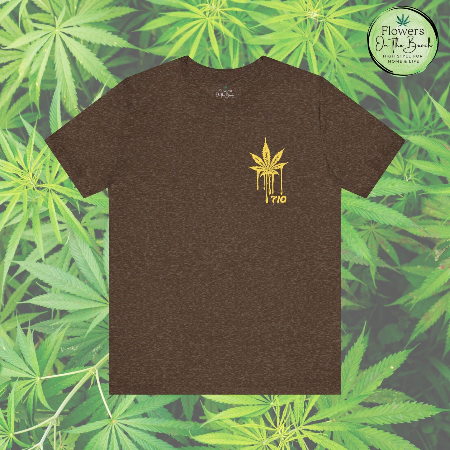 Dab On T-Shirt, Stoner Shirt, 710 Wax Holiday Tee, Unisex Jersey Top, Keep Calm Shirt, Drippy Stoner Shirt