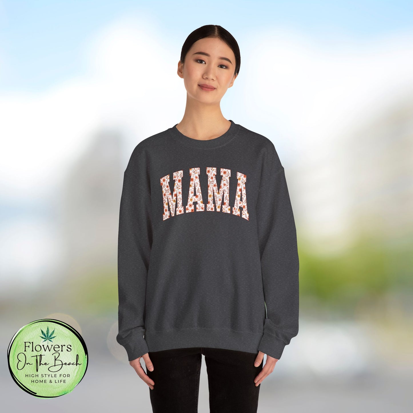 Fall Vibes Mama Letters Sweatshirt, Fall Mom Sweatshirt, Gift for Mom, August Mama, Mama Varsity Fall, Mama Sweatshirt