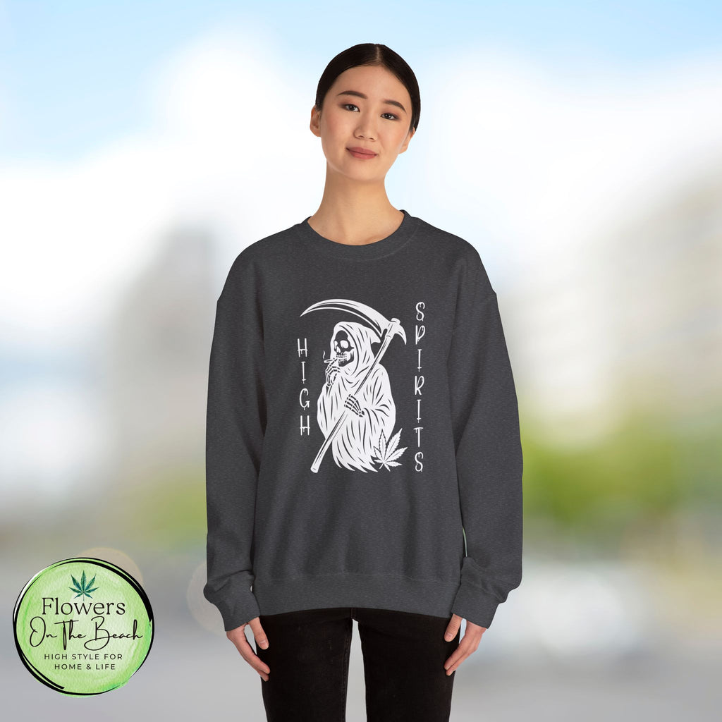 Grim Reaper Smoking Sweatshirt