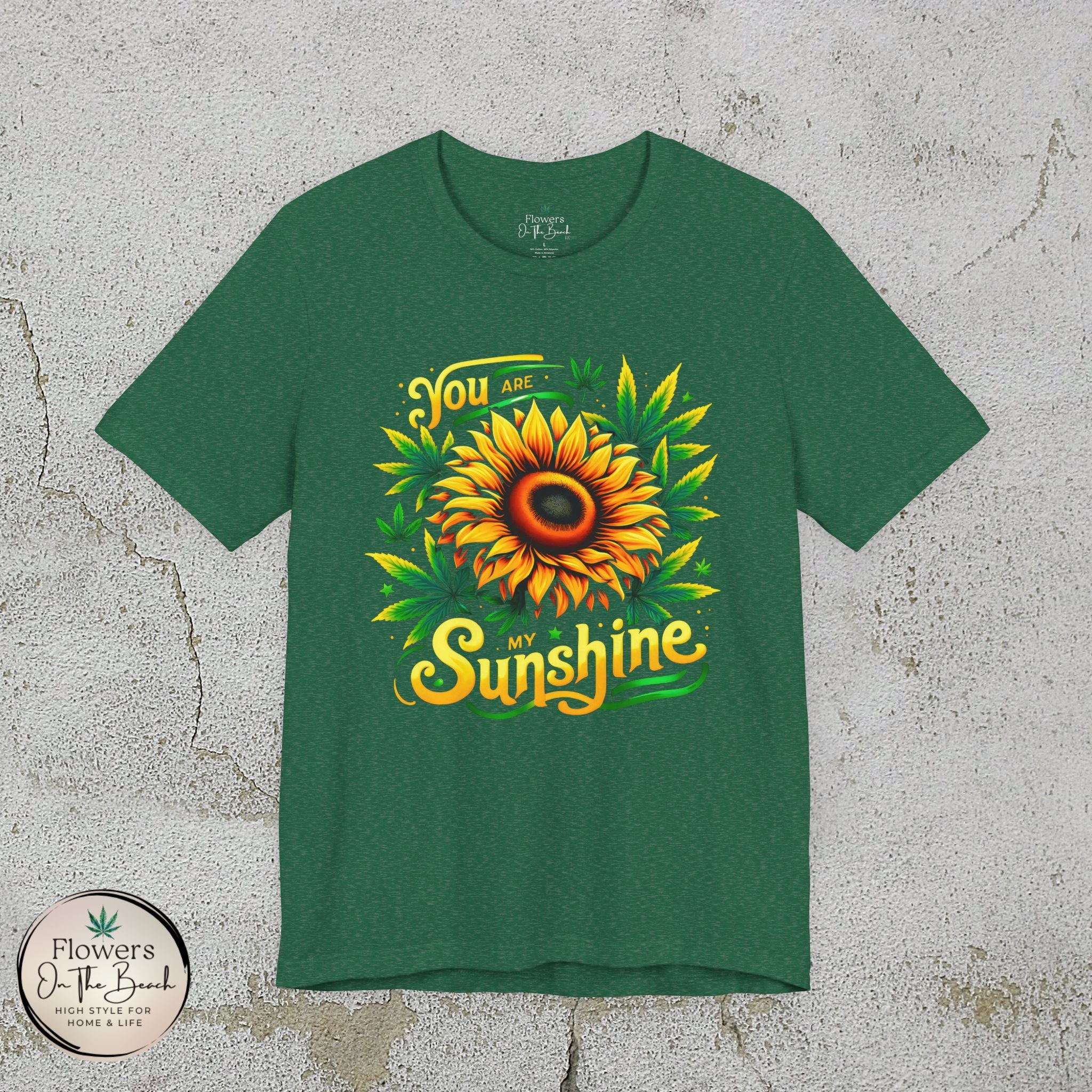 Sunflower and Cannabis Sunshine Tee