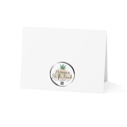 Elegant love note, magical dolphins, ocean lovers romantic card