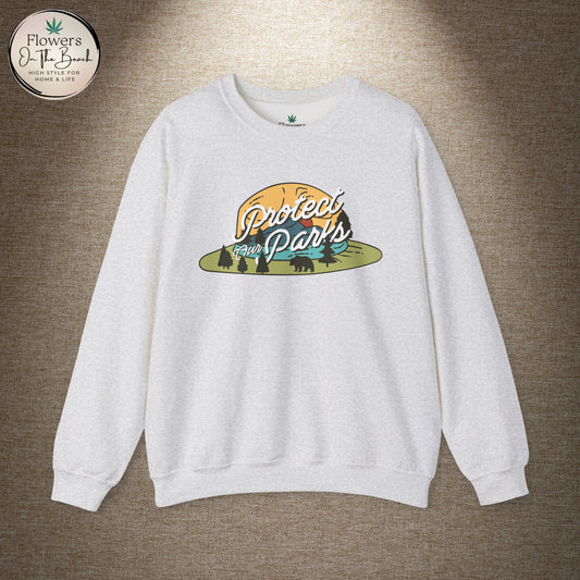 Protect Our Parks Crewneck Sweatshirt, National Parks Sweatshirt, Wanderlust Sweatshirt, Travel Apparel, Protect Our National Parks