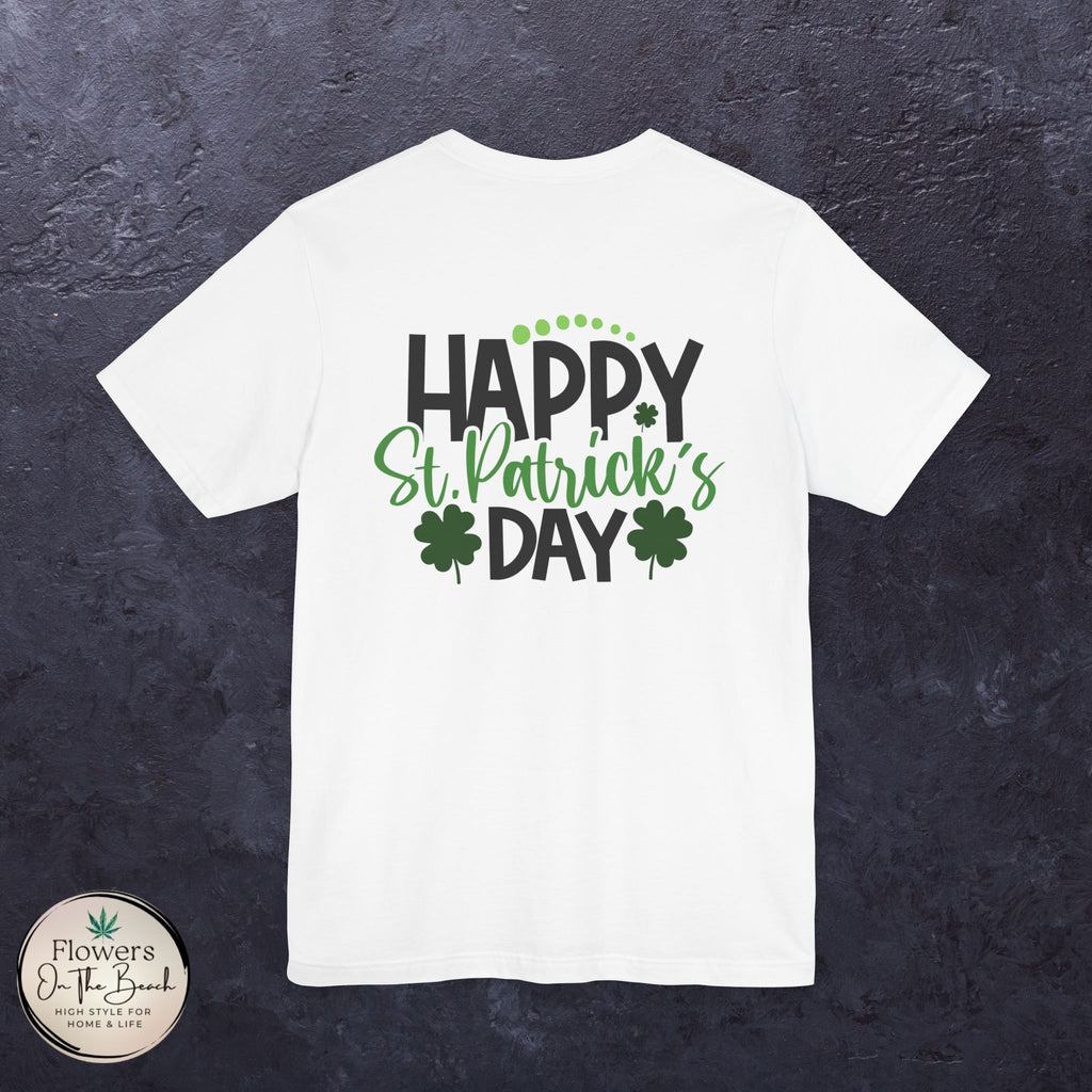 St. Patrick's Day Tee with Subtle Weed Leaves