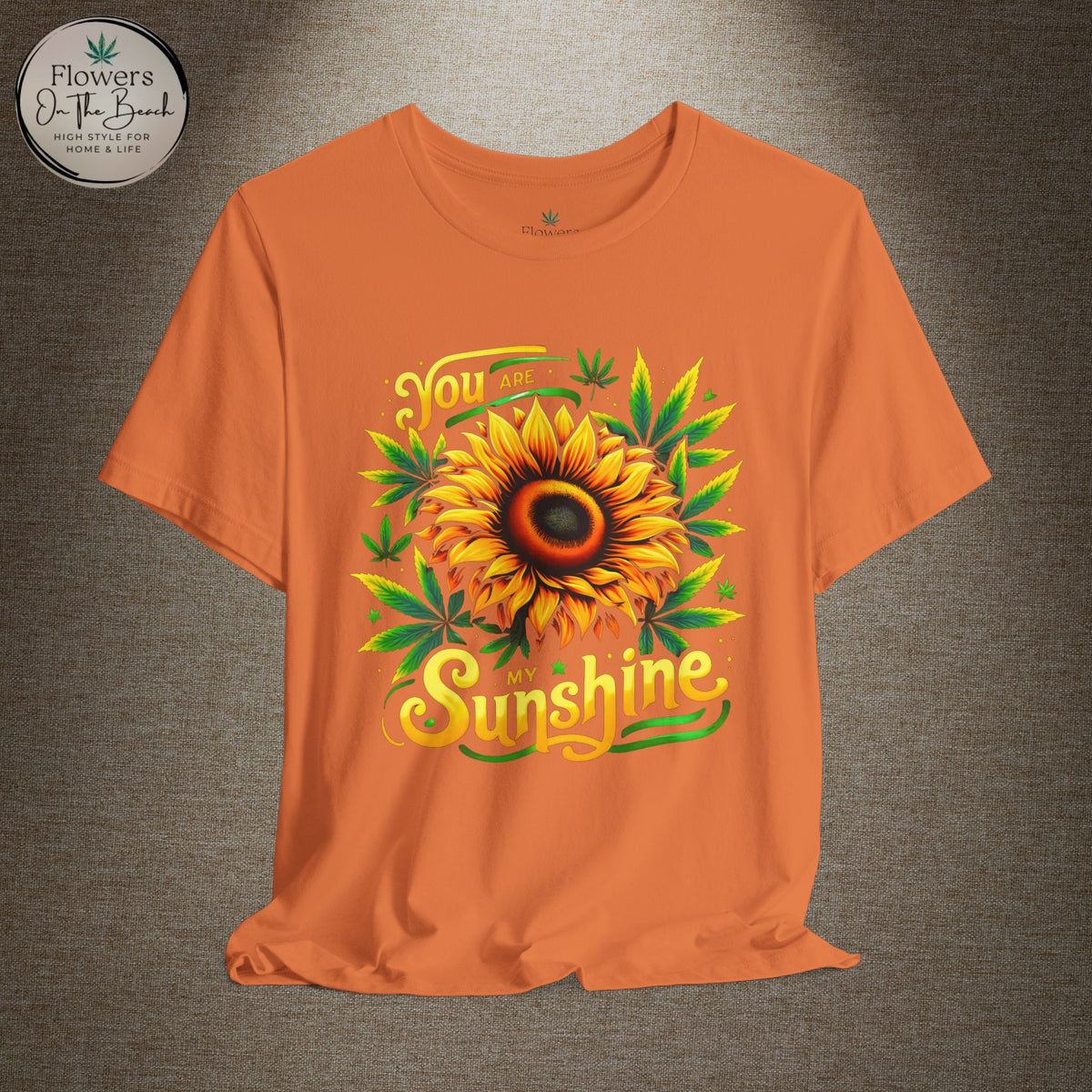 Sunflower and Cannabis Sunshine Tee