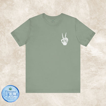 Stoned to the Bone Stoner T-Shirt, Weed Smokers Tee, 420 Holiday Shirt, Unisex Jersey Short Sleeve Tee, Casual Stoner Apparel, Rasta Apparel