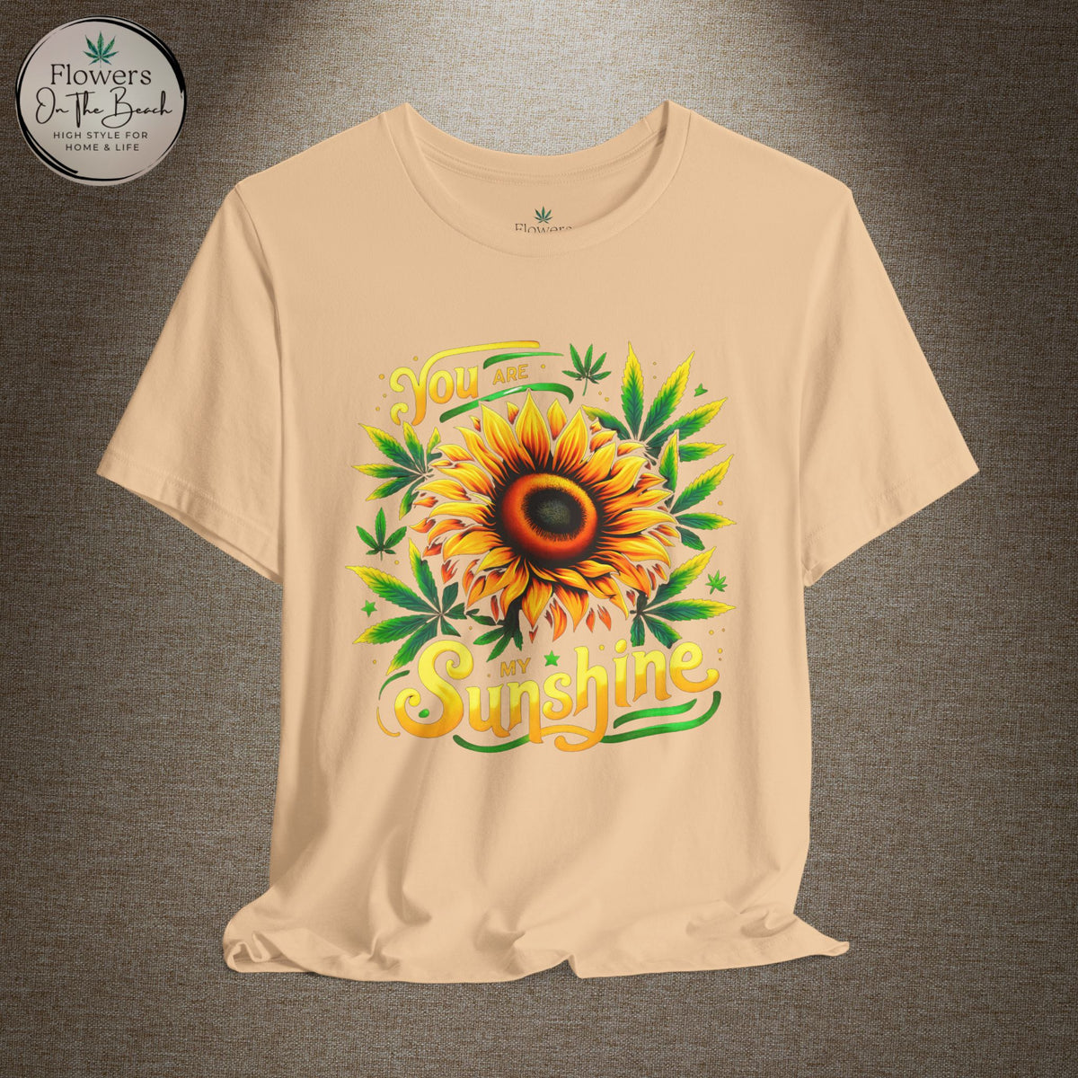 Sunflower and Cannabis Sunshine Tee