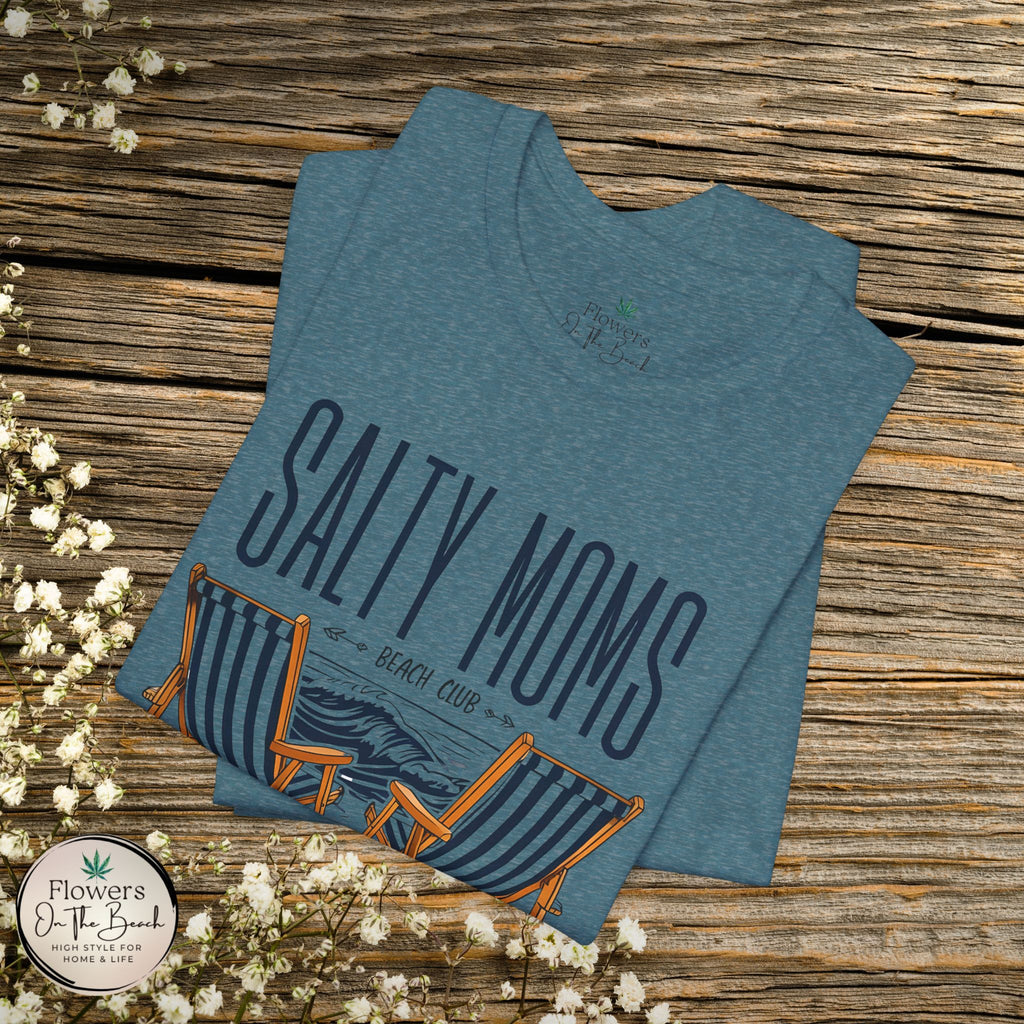 Salty Moms Beach Club Tee