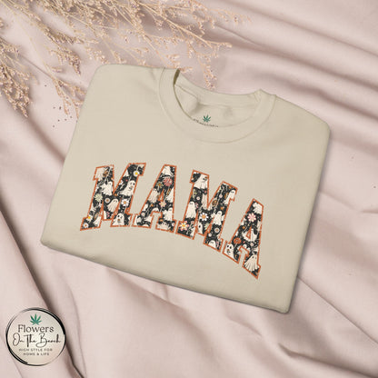 Halloween Mama Letters Sweatshirt