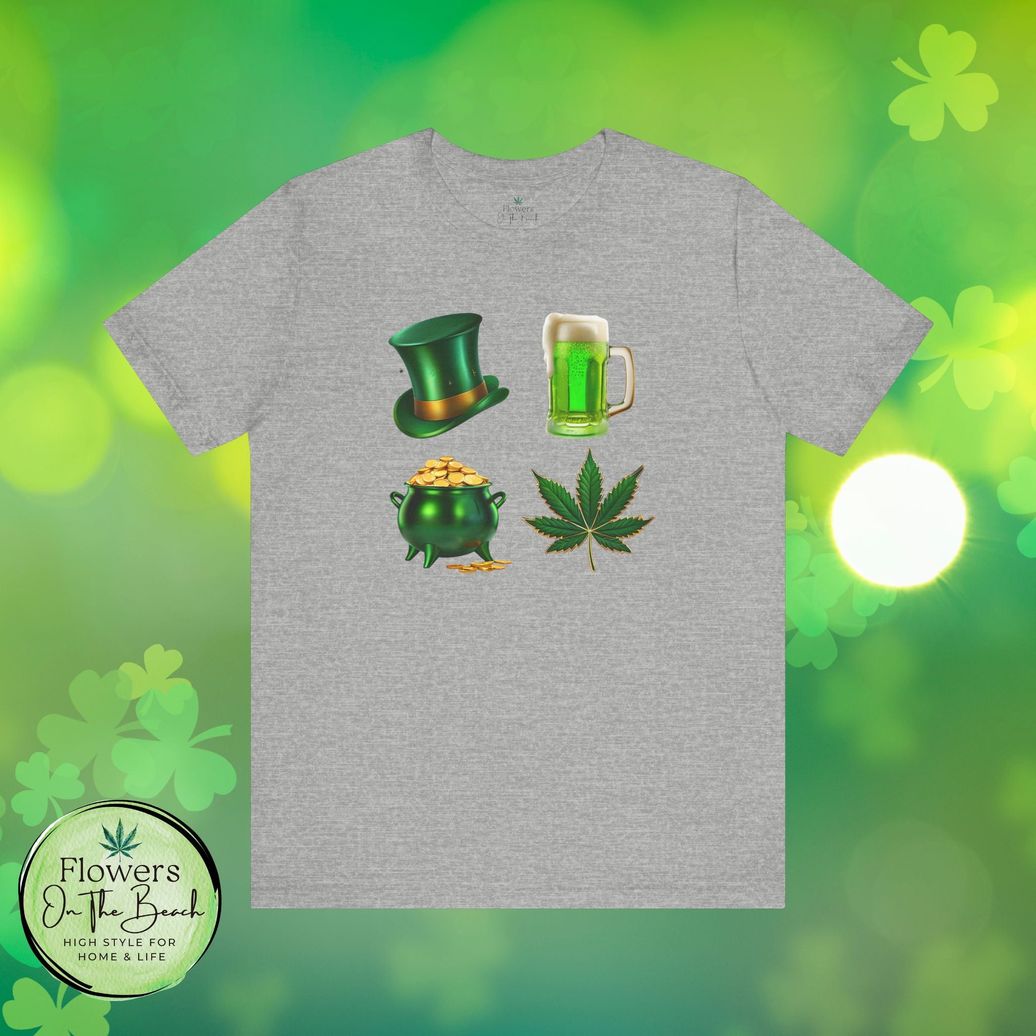 Weed St Patrick's Day Stoner Tee